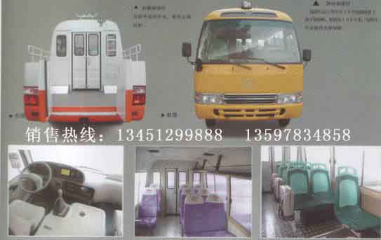 江淮6米9座柴油機電力工程車(國六)